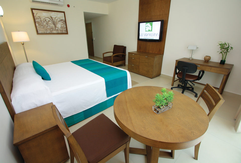 Habitación categoría estándar del hotel La Venta Inn en Villahermosa